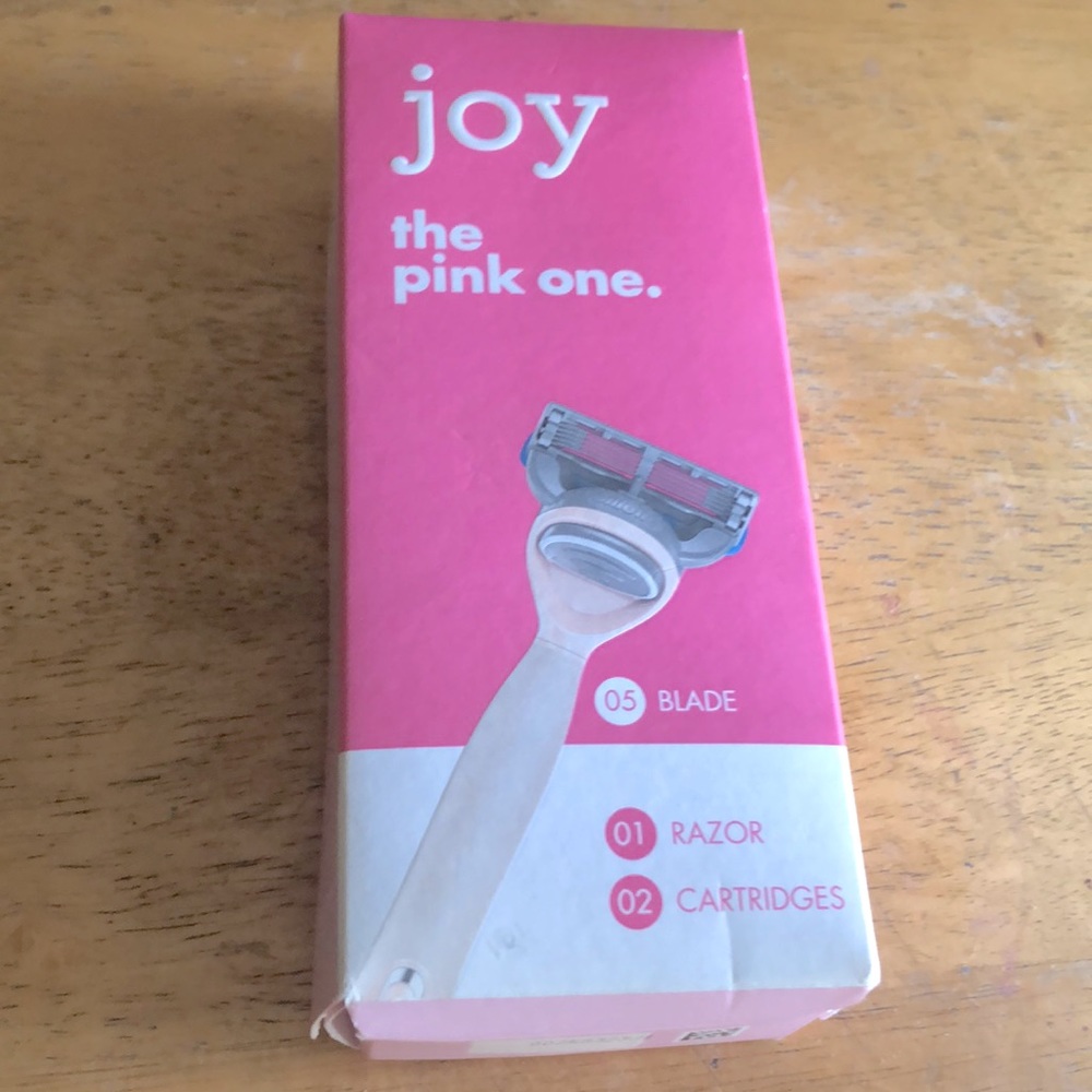 Joy By Gillette The Pink One 1 Razor + 2 Cartridges